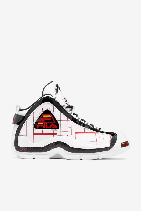 White/Black/Gold Men's Grant Hill 2 Fila