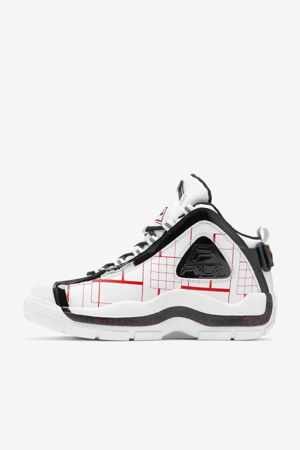 White/Black/Gold Men\'s Grant Hill 2 Fila
