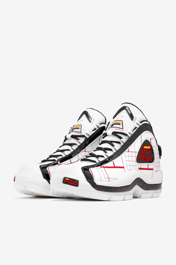 White/Black/Gold Men\'s Grant Hill 2 Fila