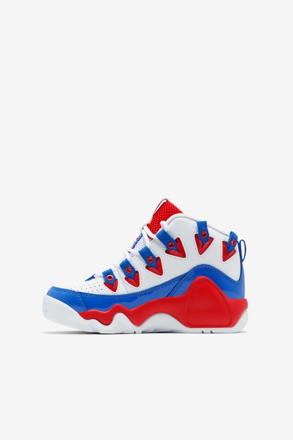 Fila White/Red/Blue Big Kids\' Grant Hill 1