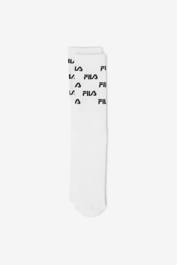 Logo Knee High Sock Fila White
