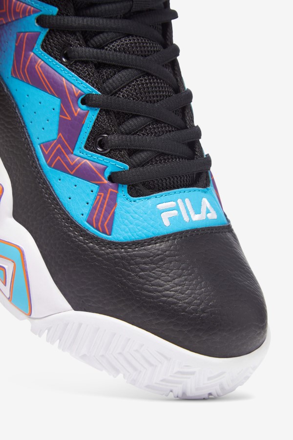 Black/White/Purple Men\'s MB Fila