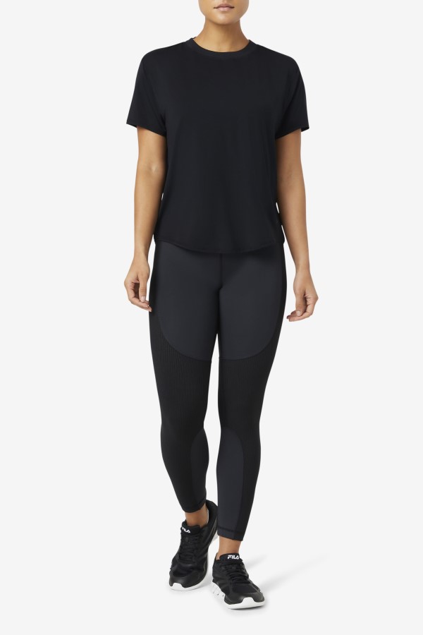 Forza Textured Long Legging Black Fila