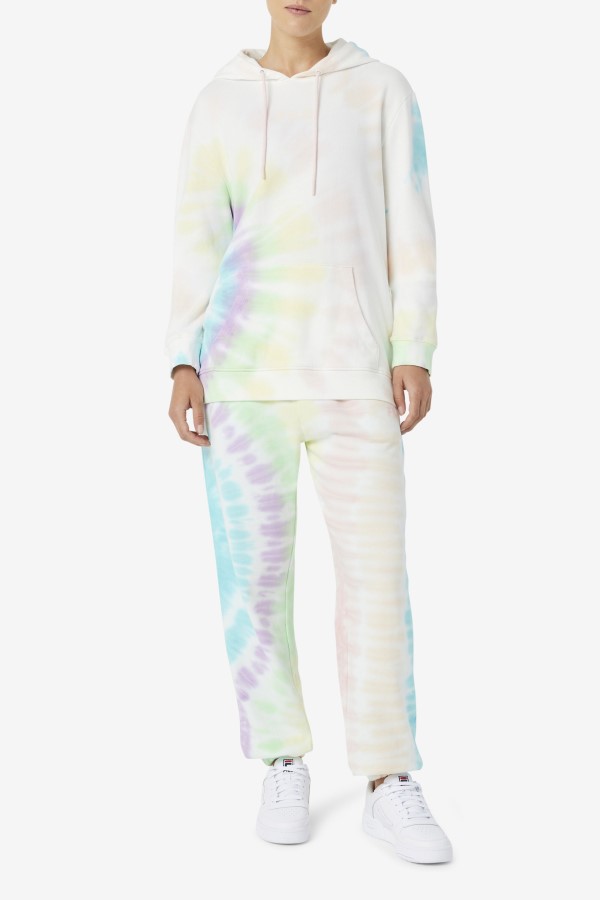 Fila Double Cream Tie Dye Aerolynn Tie Dye Hoodie
