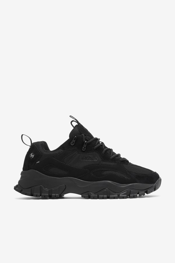 Black/Metallic Silver Fila Men's Ray Tracer TR 2