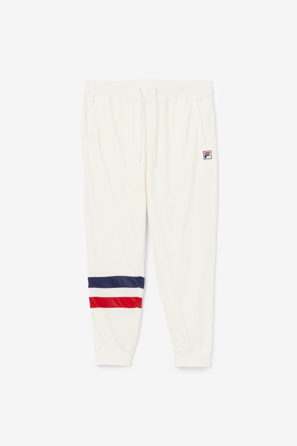 Egret/Red/Navy Fila Jaya Track Pant