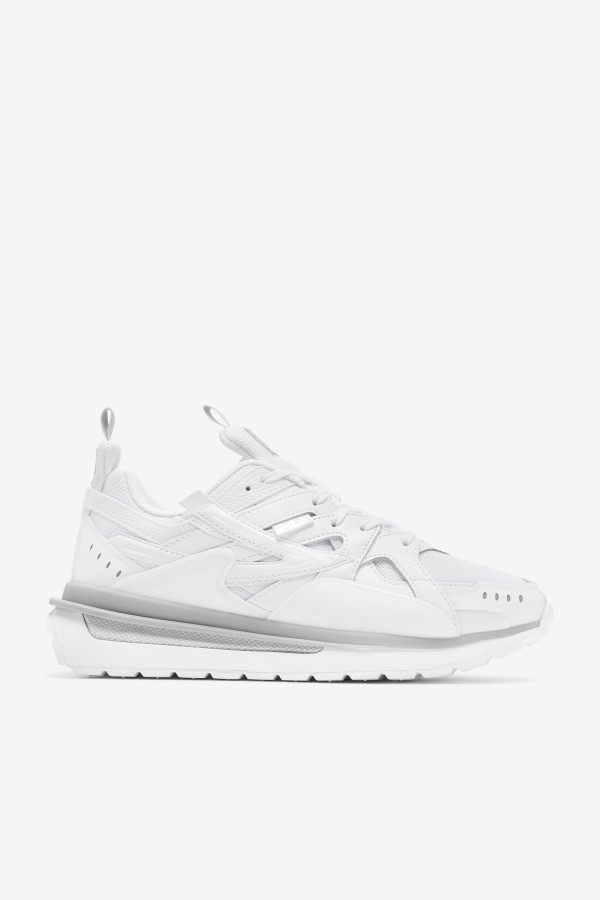 White/Glacier Gray Men's Sandenal Patched Fila