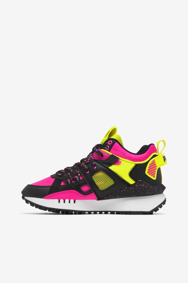 Black/White/Pink Glow Women\'s Spectra Fila