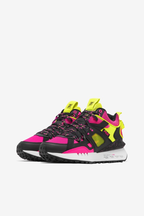 Black/White/Pink Glow Women\'s Spectra Fila