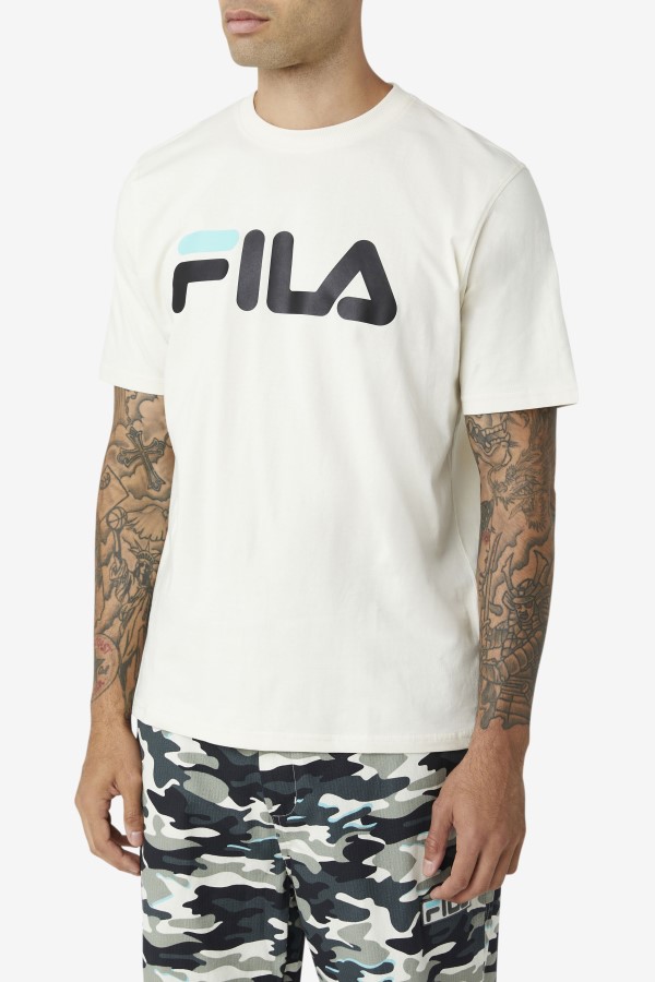Turtledove/Black/Blue Men\'s Eagle Tee Fila