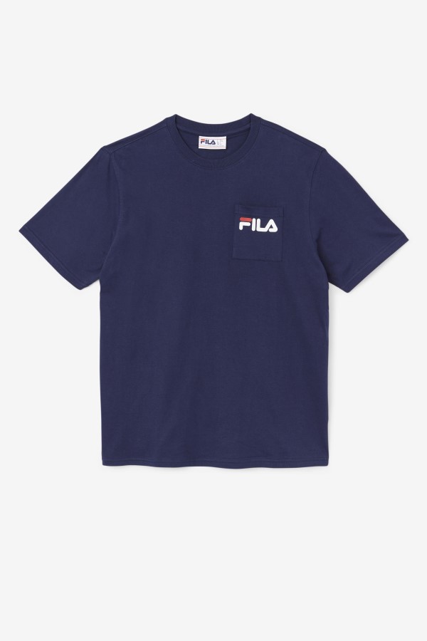 Peacoat Fila Curtis Pocket Tee