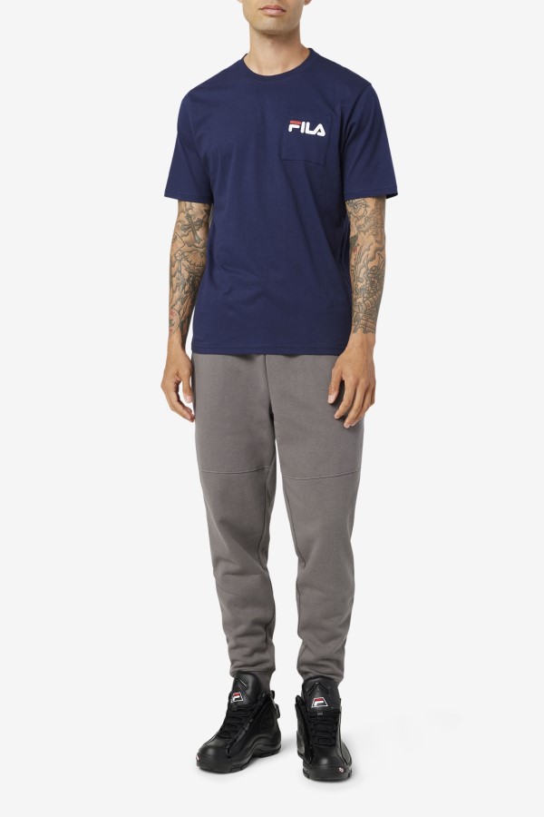 Peacoat Fila Curtis Pocket Tee