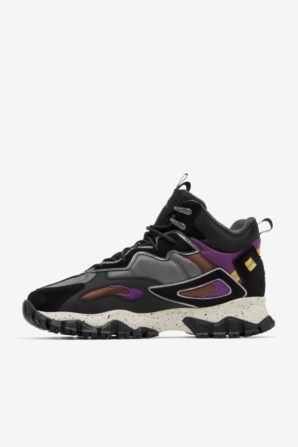 Fila Men\'s Ray Tracer Tr 2 Mid Black/Purple/Pelican