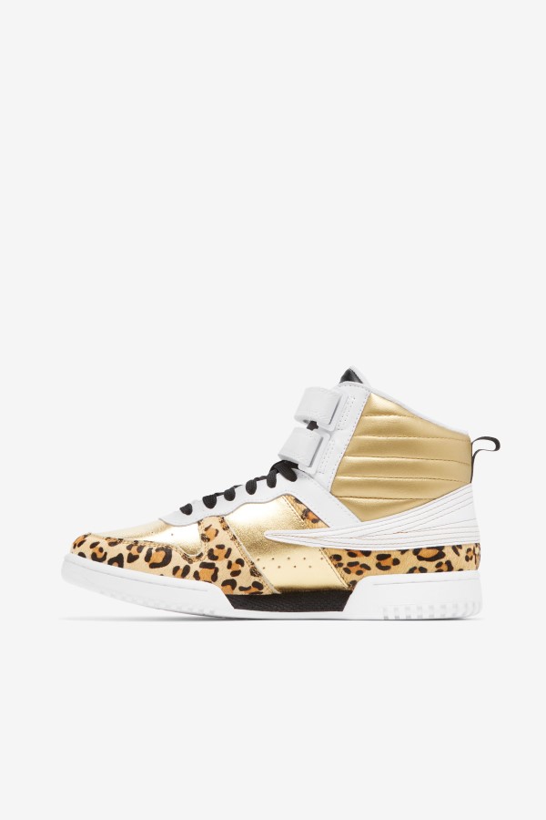 Fila Metallic Gold/White/Black Women\'s F-14 Metallic