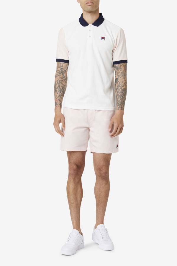 Gramme Polo Fila Marshmallow/Pink/Navy