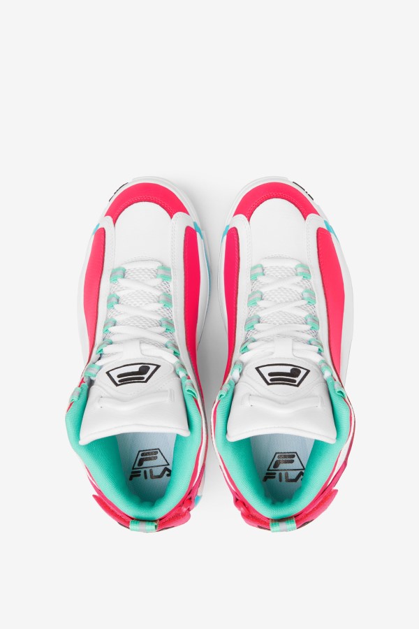 Women\'s Grant Hill 2 White/Diva Pink/Blue Fila