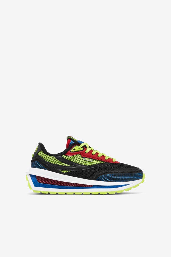 Fila Big Kids' Renno Black/Blue/Red