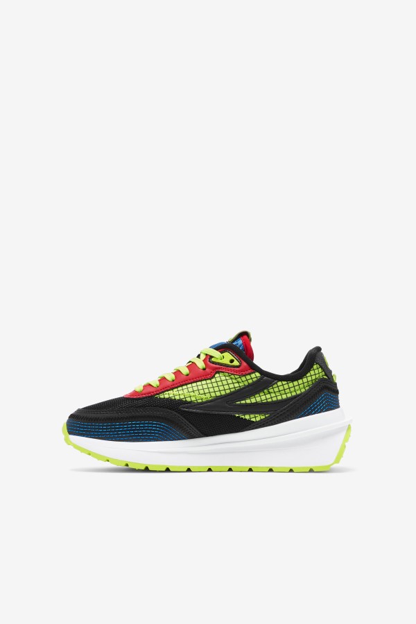 Fila Big Kids\' Renno Black/Blue/Red