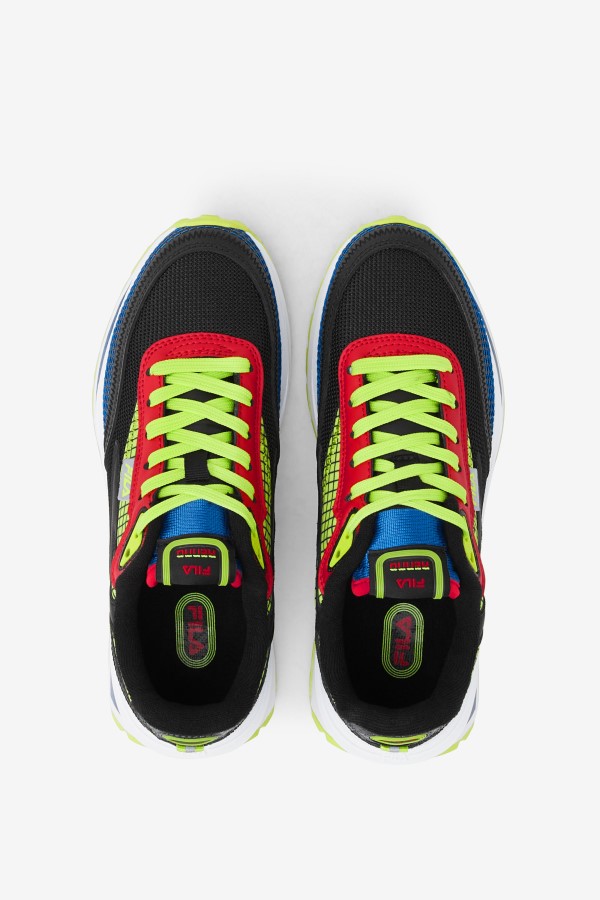 Fila Big Kids\' Renno Black/Blue/Red