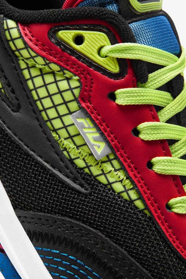 Fila Big Kids\' Renno Black/Blue/Red