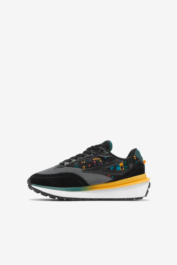 Big Kids\' Renno Fila Black/June Bug/Saffron