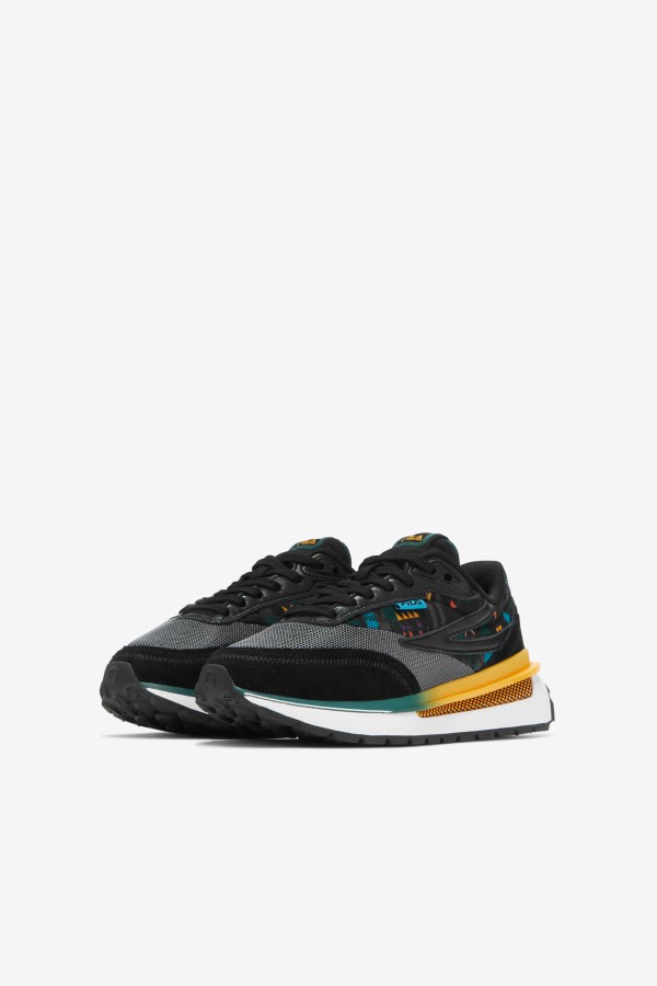 Big Kids\' Renno Fila Black/June Bug/Saffron