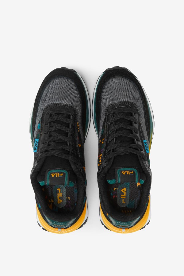Big Kids\' Renno Fila Black/June Bug/Saffron