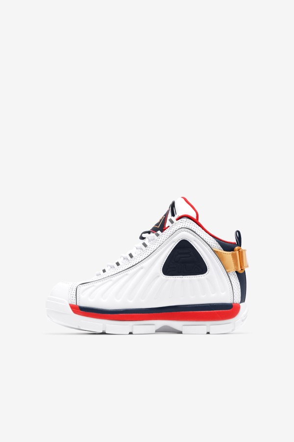 Fila Big Kids\' Grant Hill 2 Game Break White/Blues/Red