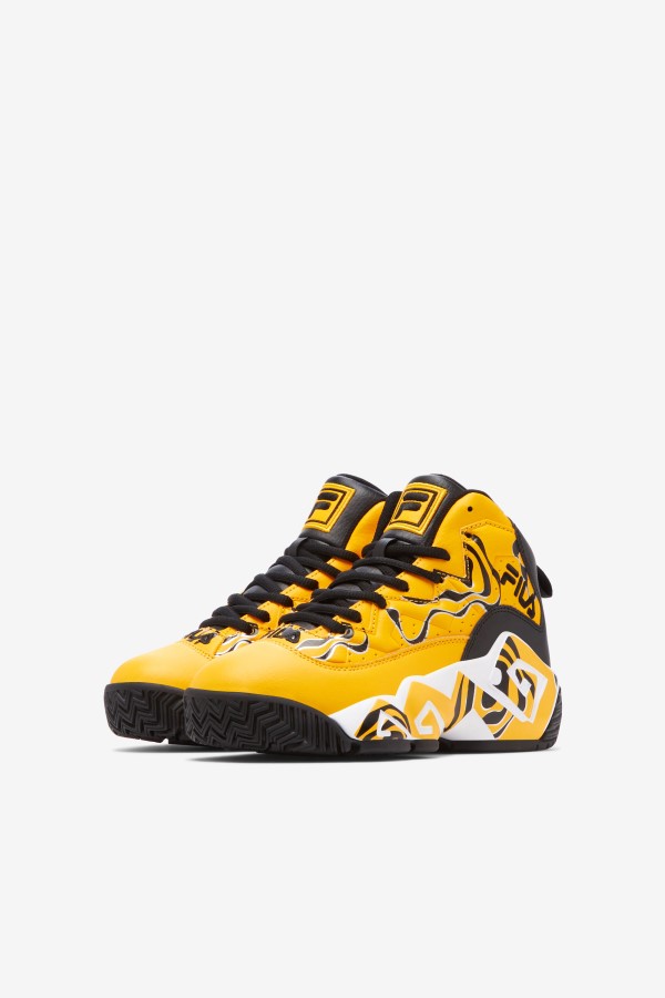 Gold/Black/White Fila Big Kids\' Mb