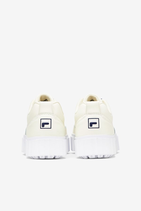 Fila Women\'s Sandblast Low Satin Lace White/Navy/White