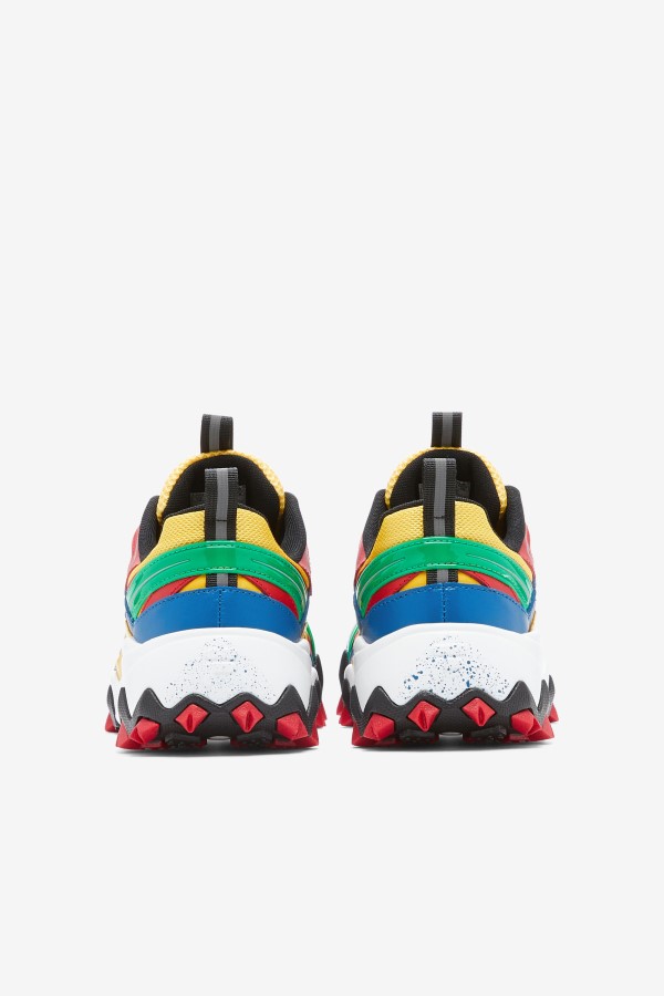 Fila Big Kids\' Electromont Lemon/Red/Imperial Blue