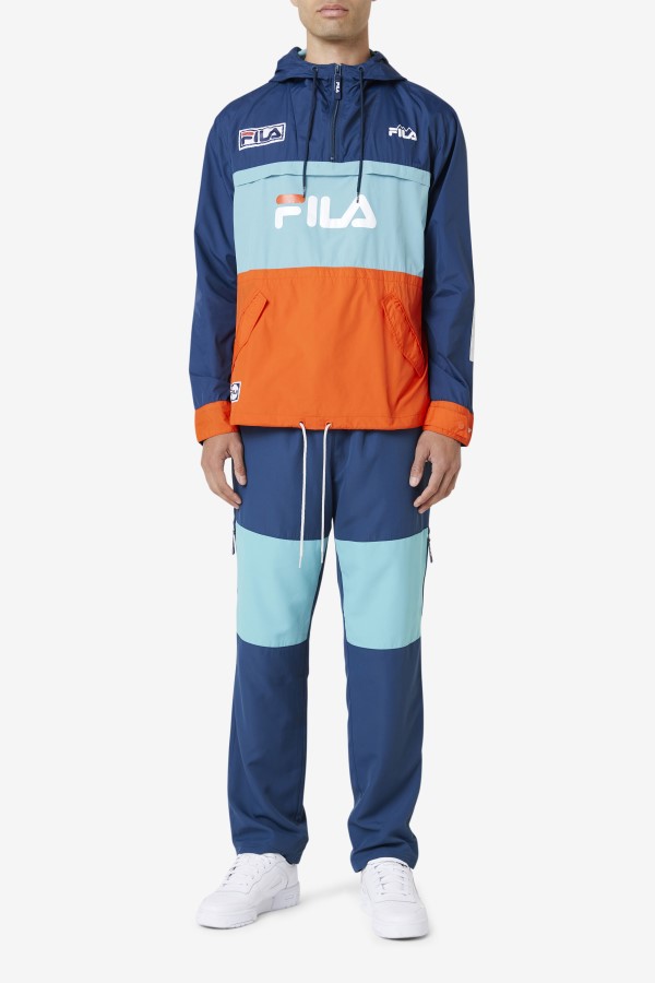 Navy/Bayou/Cherry Tomato Tharu Windjacket Fila
