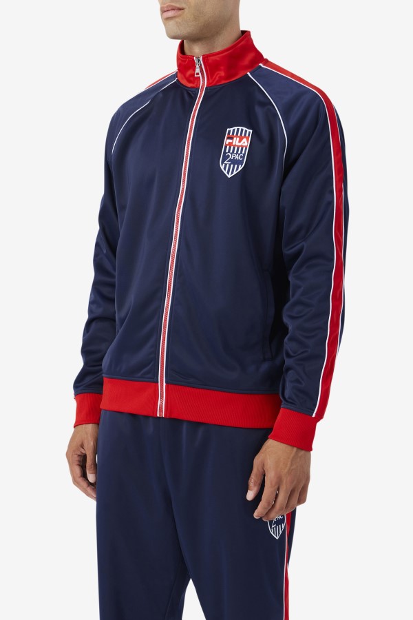 2Pac Track Jacket Navy/Red/White Fila