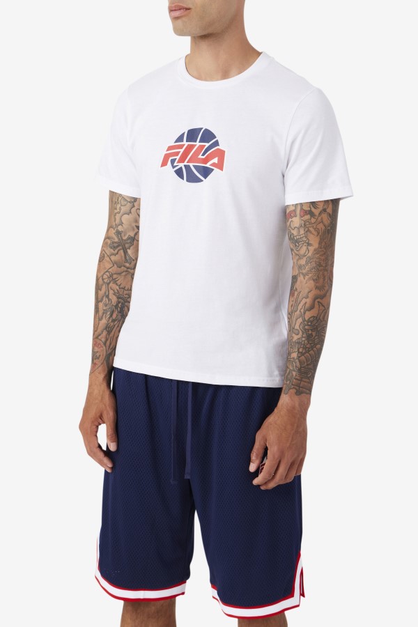 White/Navy/Red Nomi Tee Fila