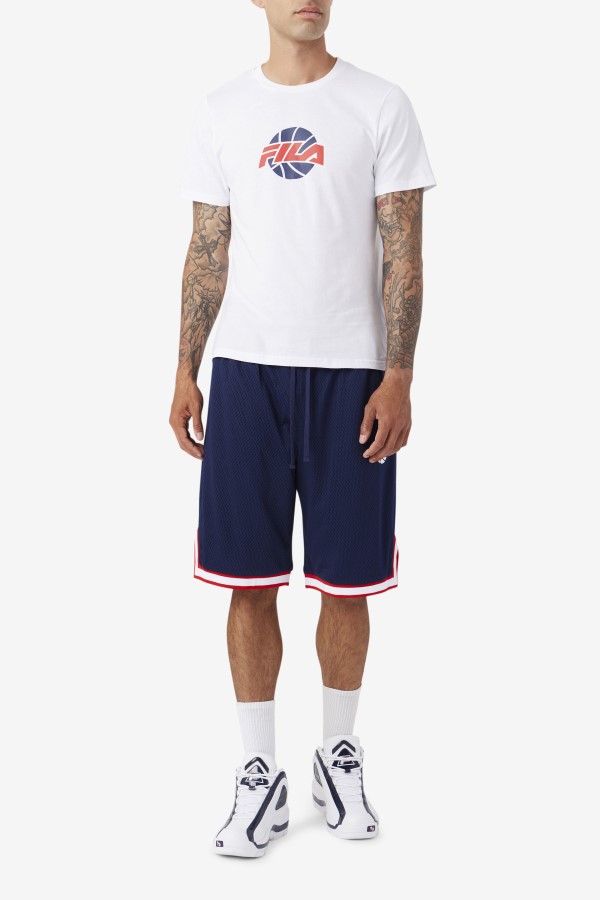 White/Navy/Red Nomi Tee Fila