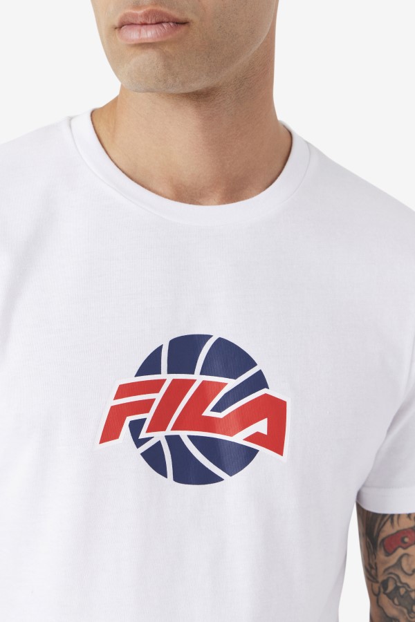 White/Navy/Red Nomi Tee Fila