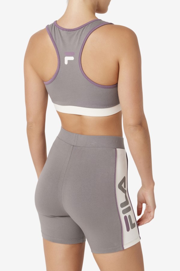 Brushed Nickel Fila Kairi Bra Top