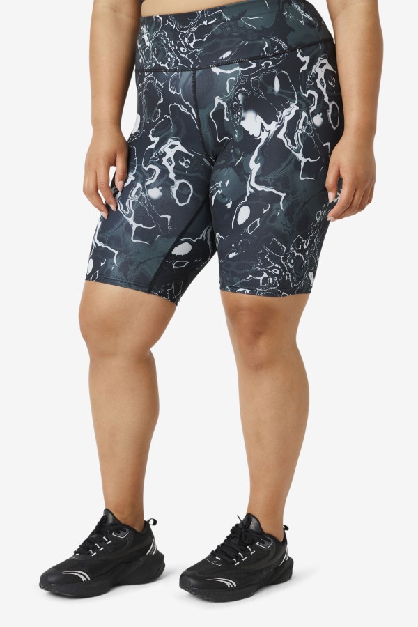Black Marble Fila Forza 8\" Bike Short
