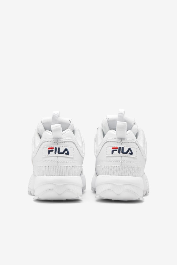 Fila White/Navy/Red Men\'s Disruptor 2 Premium