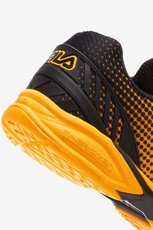 Citrus/Black Fila Men\'s Volley Zone