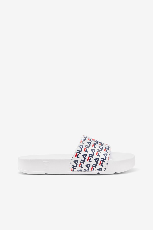 White/Navy/Red Fila woMen's drifter mood 2