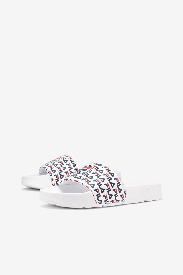 White/Navy/Red Fila woMen\'s drifter mood 2