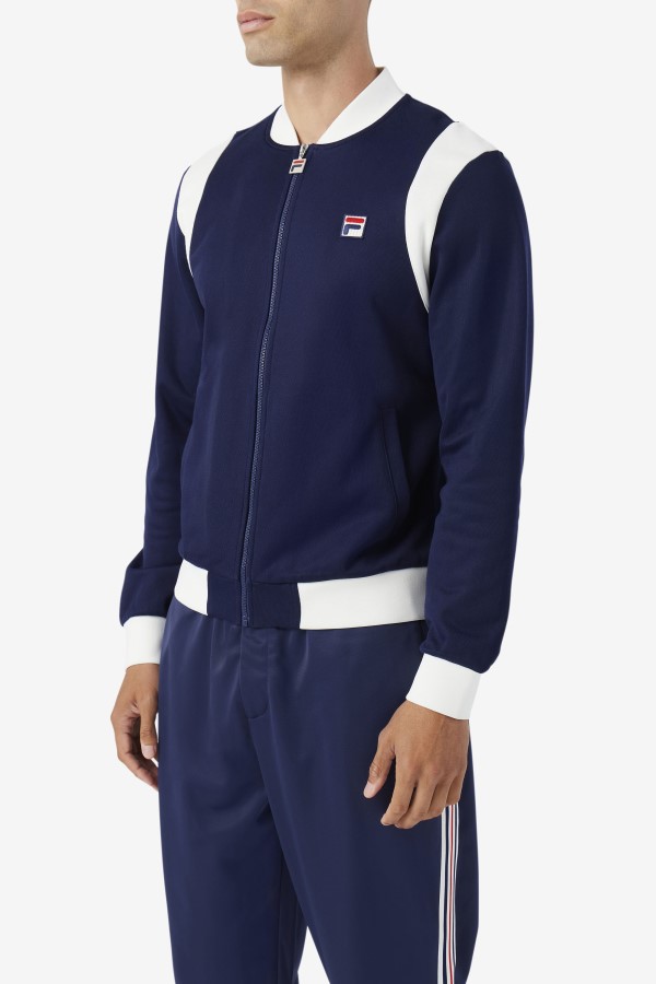 Colton Bomber Navy/Egret Fila