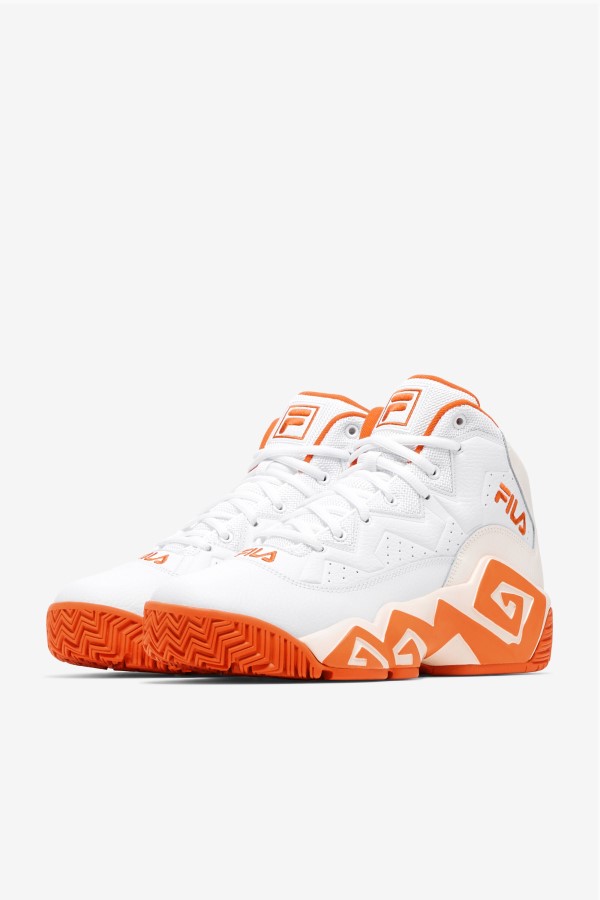 White/Mandarin Red/Gardenia Men\'s MB Fila
