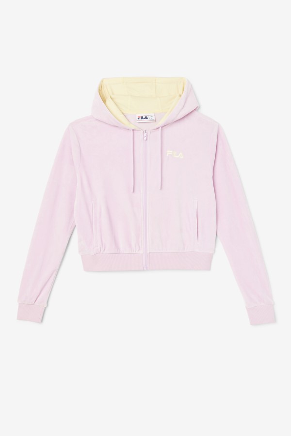 Orchid Zura Velour Jacket Fila