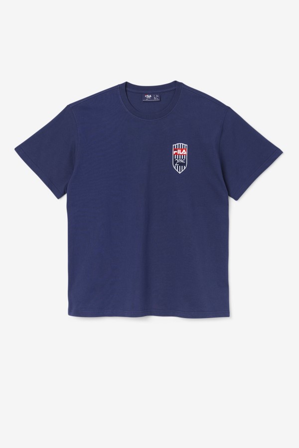 2Pac Patch Tee Navy Fila