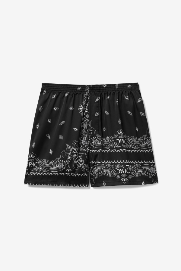 Black/White Fila 2Pac Bandana Print Boxer