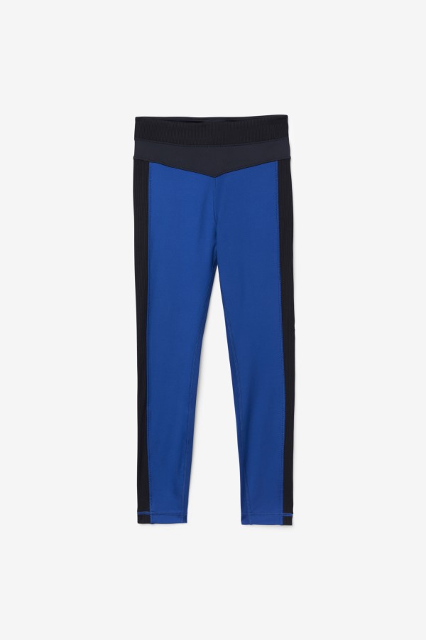 Forza Texture High Waist Legging Navy Peony/Black Fila