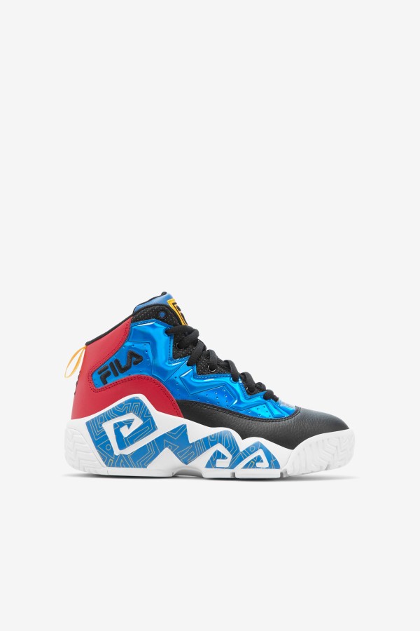 Black/Red/Gold Fila Big Kids' Mb Night Walk