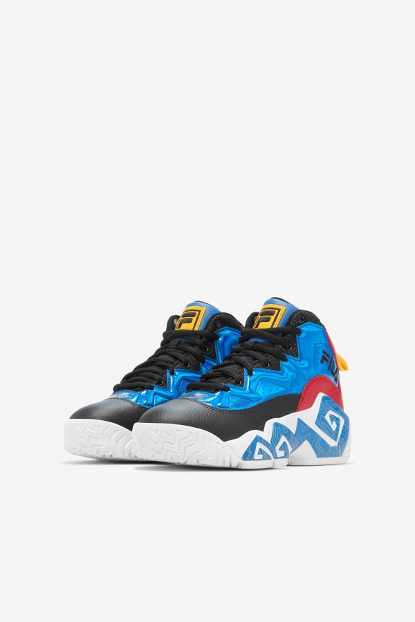 Black/Red/Gold Fila Big Kids\' Mb Night Walk